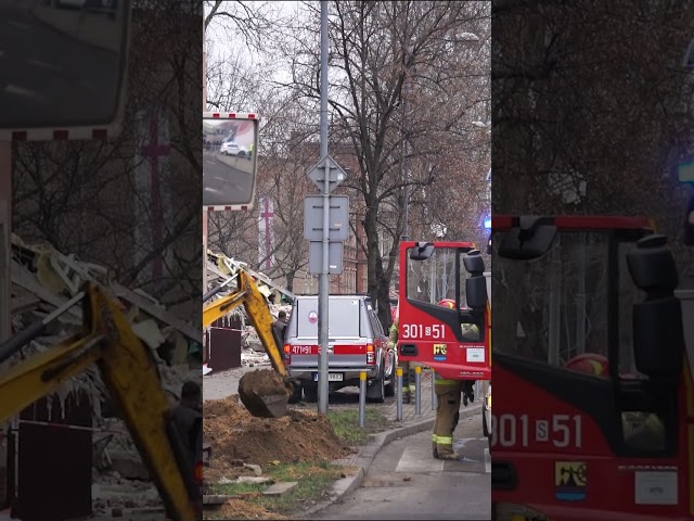 Wybuch w Katowicach. Akcja ratowniczo - poszukiwawcza