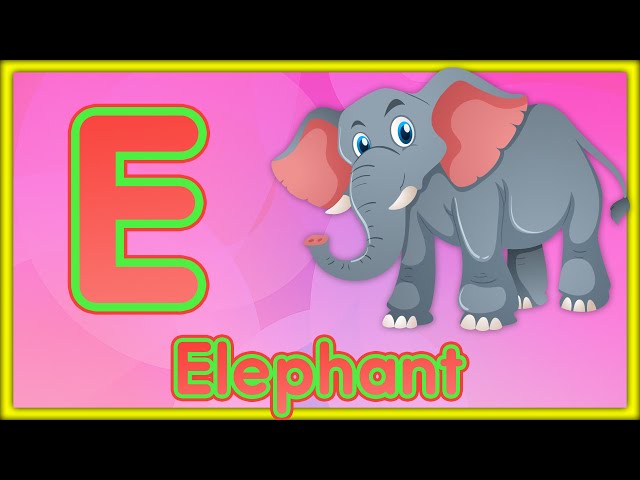 Letter E | Elephant, Egg, Elf & Elbow - Learn the Letter E