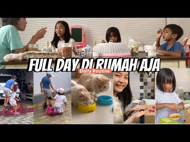 Full Daily Routine Keseharian di Rumah Saja | Aktivitas Zara Kenzo Sakura