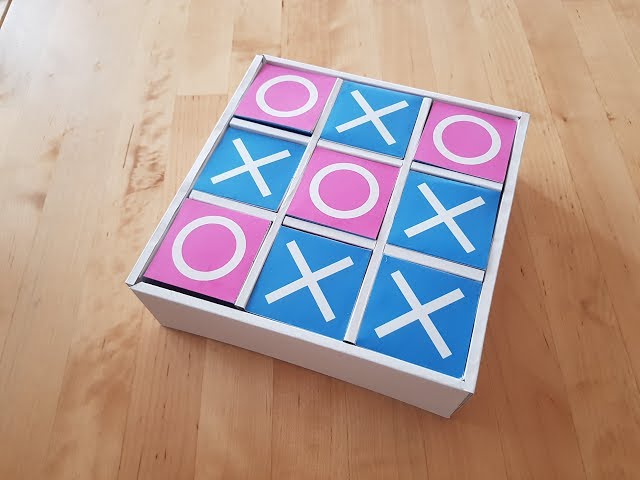 How to Make a Tic Tac Toe Game from Paper at Home