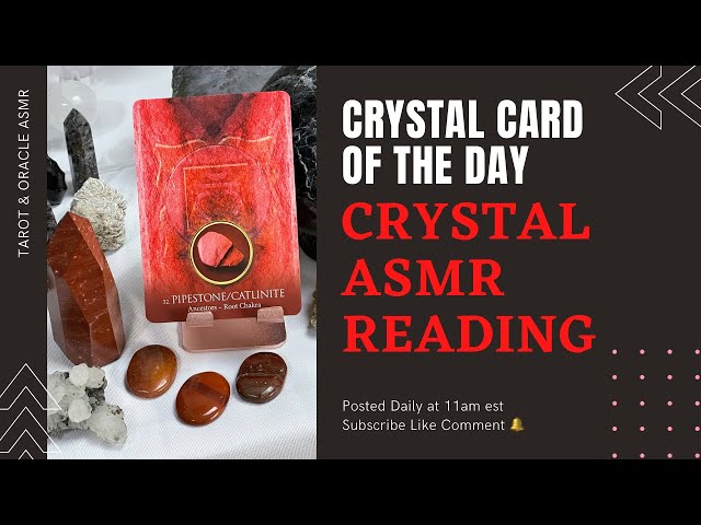 Crystal Card of the day 12/15 #crystalasmr #tarotasmr #tarot #reikiasmr