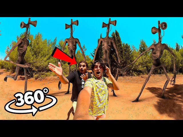 WE GO TO 360 VIDEO SIREN HEAD 360 FOREST!! (VR)