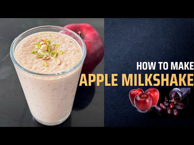 Apple milkshake | weight loss recipes | Dates apple smoothie for baby | apple recipes | Milkshake