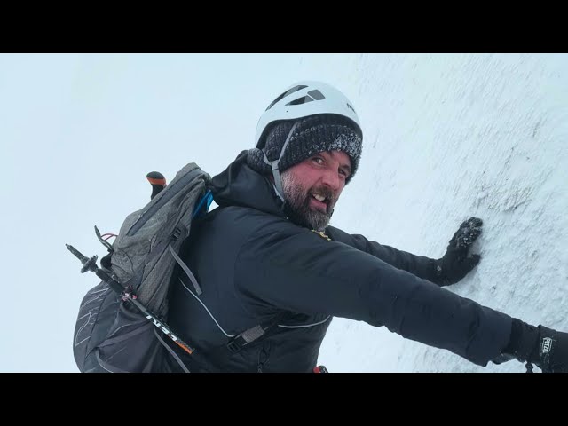 Helvellyn Winter Gully Climbing