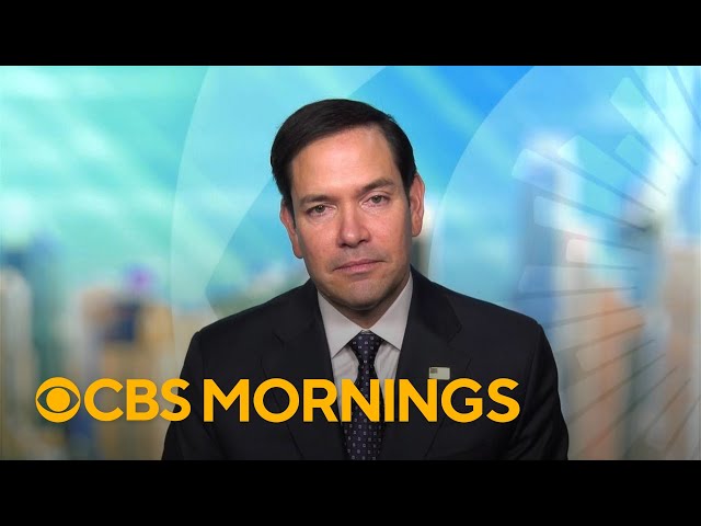 Marco Rubio discusses secretary of state confirmation, goals in President Trump's second term