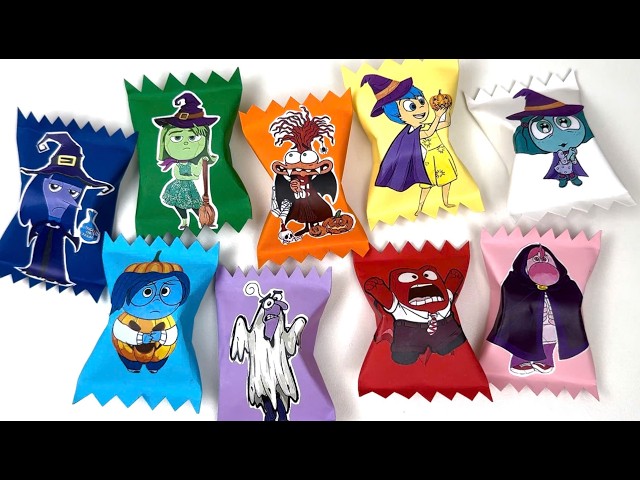 🎃Paper DIY🎃 INSIDE OUT 2 Halloween Blind Bags Unboxing| How to make Inside out Blind bag