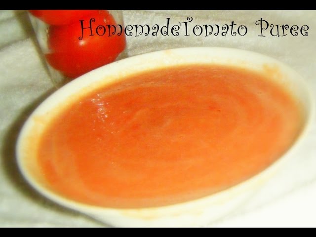 Homemade tomato puree [ Three different ways to blanch]