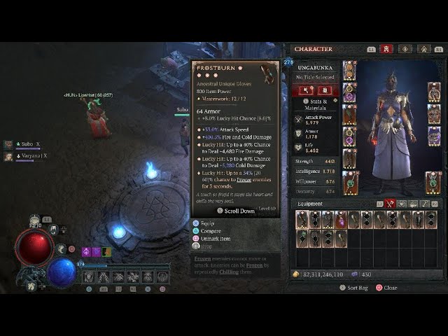 Diablo 4  - Sorcerer, Faster than Evade Spiritborn Build