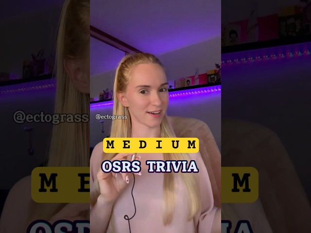 Oldschool RuneScape Trivia 11: Medium #osrs #runescape #shorts #oldschoolrunescape