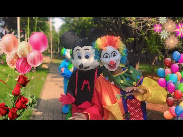 Bintang Kecil Remix ~ Odong Odong Thomas ~ Balon Gas Karakter - Badut Dance ~ Badut Lucu ~ Ballons