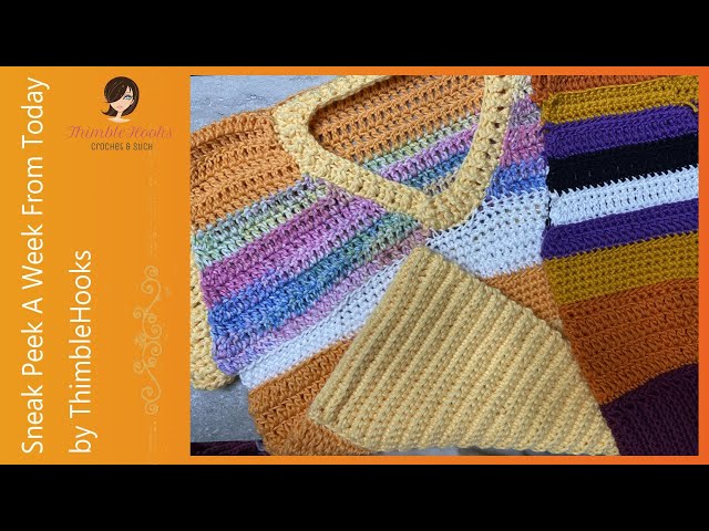 Sneak Peek at the Project a Week From Today / Crochet Tutorial