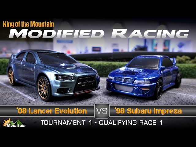 Modified Diecast Street Racing - EVO vs Impreza | King of the Mountain