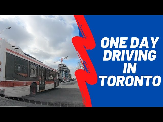 One day driving in Toronto