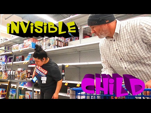 INVISIBLE CHILD in Public!!! (Crazy Guy Prank #6)