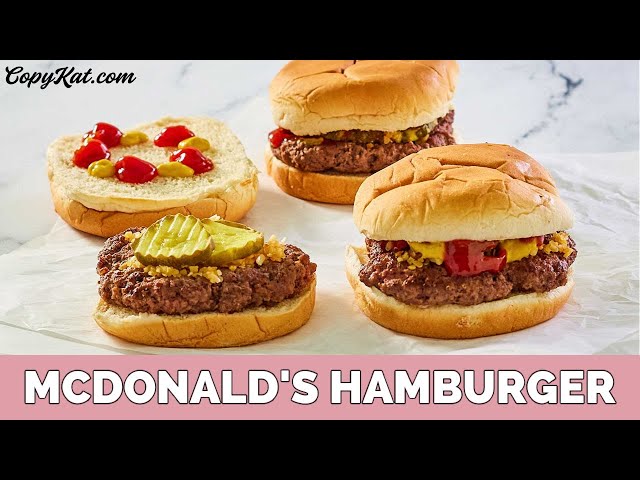 How to Make McDonalds Hamburger