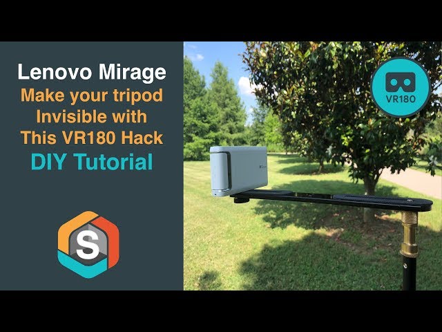 Lenovo Mirage | Make your tripod Invisible with This VR180 Hack | DIY Tutorial