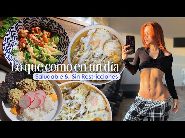 Lo que como en un día (Así bajé más de 24kg!!)