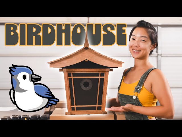 Building a Birdhouse for Blue Jays | Japanese Style Woodworking