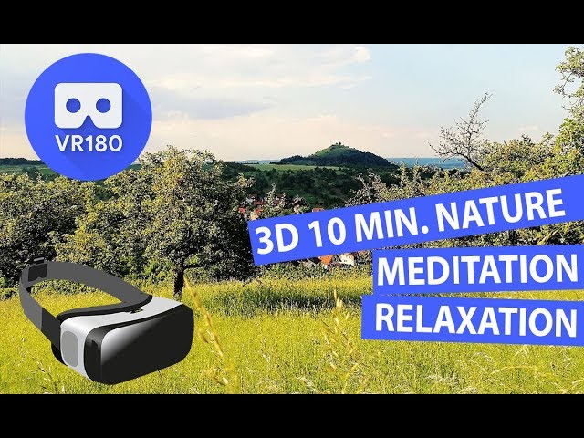 10 Min Meditation Music for Positive Energy & Relaxation - Find Inner Peace within 10 Min VR180 3D