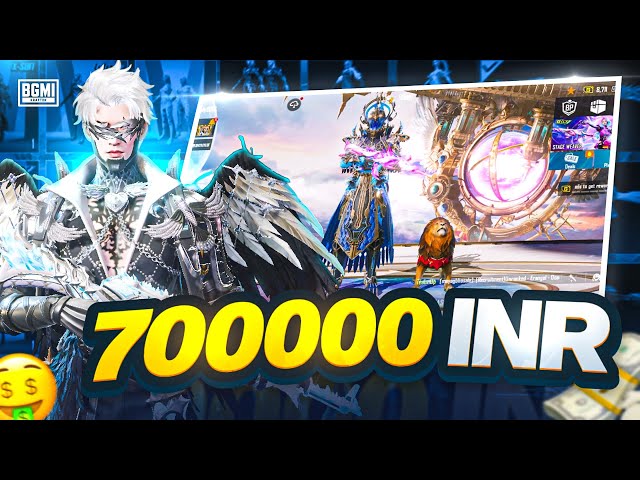 When Skins Meet Skills in BGMI 🔥 Playing with 7,00,000 INR BGMI Account 🥶