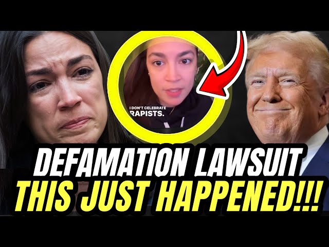 AOC BREAKS DOWN FACING DEFAMATION LAWSUIT After Trump Inauguration MELTDOWN Video Goes Viral