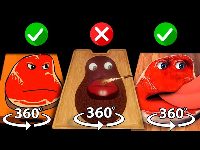 360° VR WELL DONE | animated | charlie the steak | All Memes |1D | 2D |3D |4D