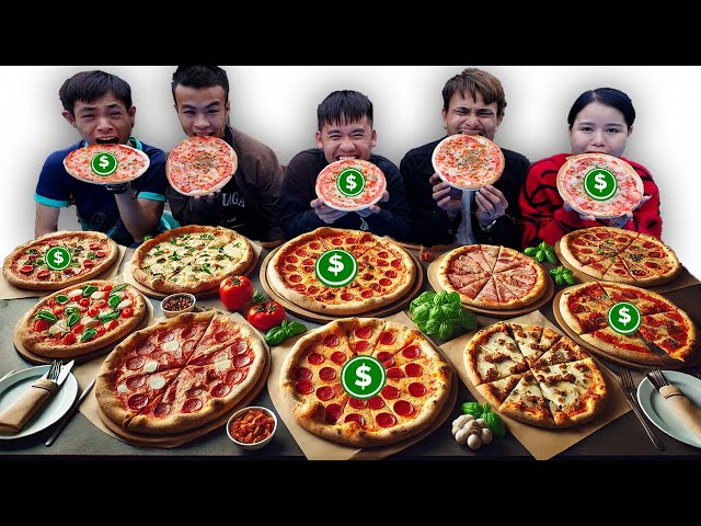 Hưng Troll | Thử Thách Người Cuối Cùng Ngừng Ăn Pizza Có Tiền Bên Trong