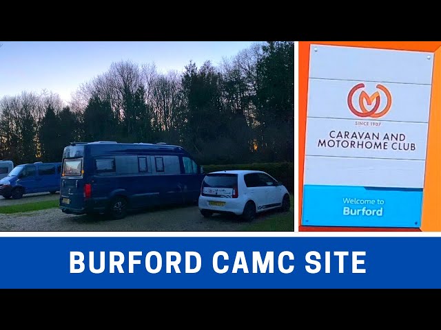 BURFORD Caravan And Motorhome Club Site | Walk Around in December | Vlog 450