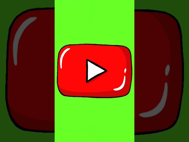 Youtube Logo - Icon animated l green screen l free download l #short#youtubelogo #greenscreen