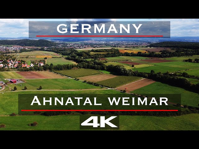 Germany 4K drone Video – Ahnatal Weimar