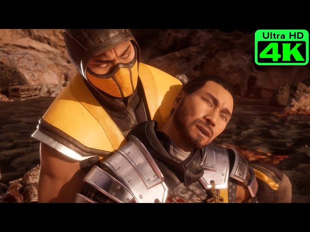 MK11 - Death of Scorpion. Scorpion VS Scorpion - Game Scene 4K - MORTAL KOMBAT 11