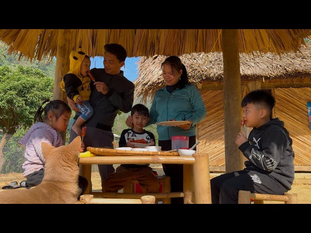 The happiest day of Hoai Ca, police officer Hung and the kids