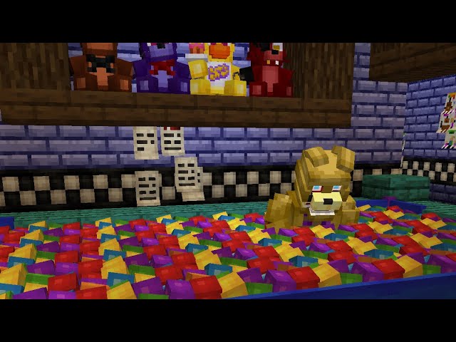 Minecraft fnaf decorations mod review!