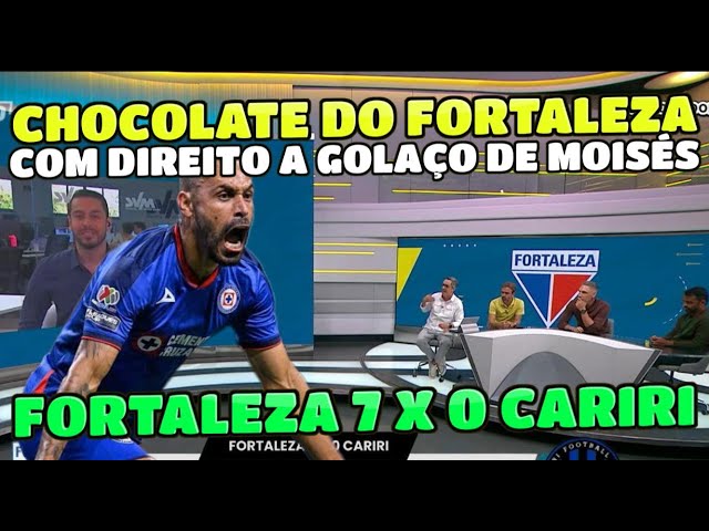 FORTALEZA NÃO PERDOA A APLICOU A MAIOR GOLEADA DA ERA VOY VODA COM GOLAÇO DE MOISÉS CONTRA O CARIRI