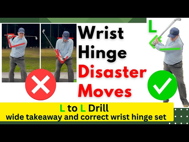 Wrist Hinge Disaster Moves - Killing Amateur's Golf (L to L Drill will fix it)