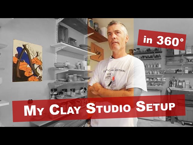 Home Studio Tour - Inside my Garage Pottery Studio