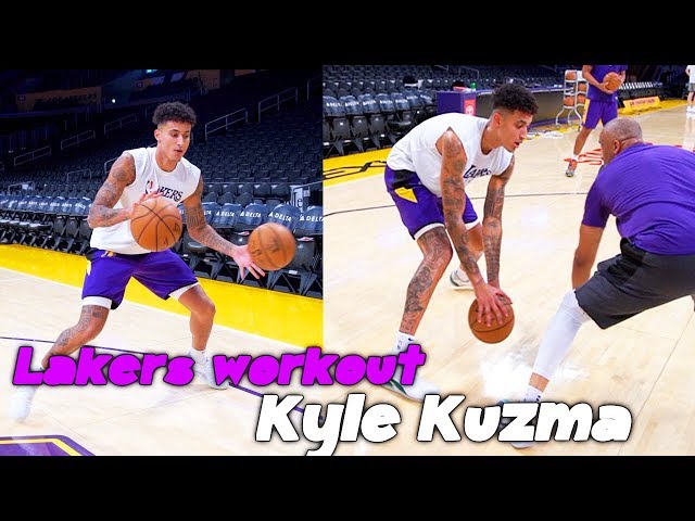 Lakers Kyle Kuzma Skill Workout With Lakers Coach Phil Handy