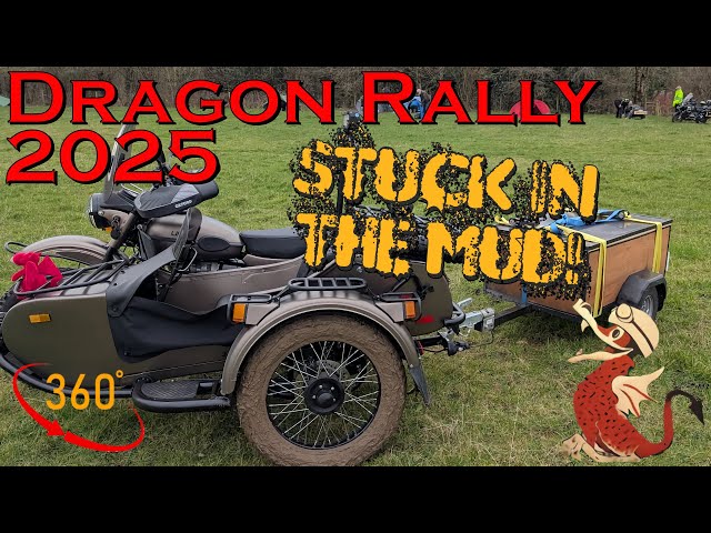 Arriving at the Dragon Rally 2025 site and stuck after 20 yards... 360° video