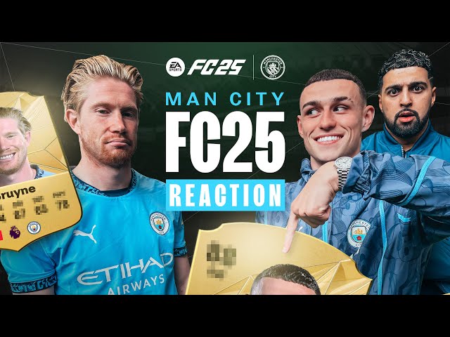 Man City REACT to FC 25 Ratings! 🤯 | De Bruyne, Foden, Grealish + More | Esports