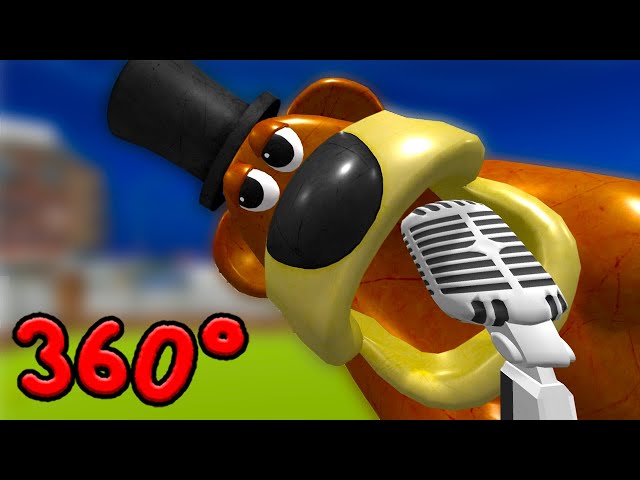 Freddy Fazbear Sings Funny Songs in VR 360°