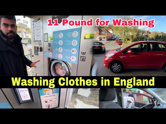 How to Wash Clothes in UK in Big washing machine | Life in UK | Clothes washing in England