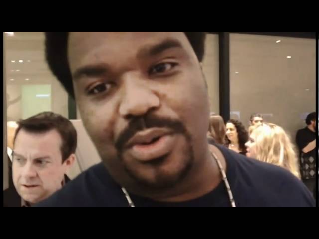 Craig Robinson On the Town at the Sony VIP Party with Marla Schulman