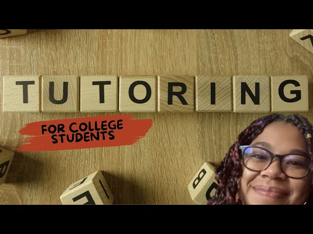 How can I, a college student, make money as a tutor?