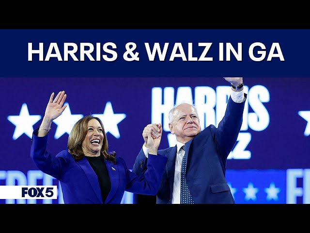 FULL SPEECH: Kamala Harris and Tim Walz rally in Georgia