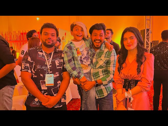 famous YouTubers Ducky bhai or Iqra Kanwal k sth YouTube event me bht enjoy kya😱 || Ali gir gaya 🥺