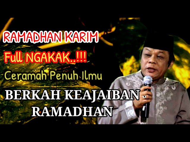 EDISI MENYAMBUT RAMADHAN, BERKAH KEAJAIBAN BULAN RAMADHAN, CERAMAH LUCU, NGAKAK | KH ZAINUDDIN MZ