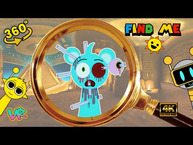 Find Blue horror Sprunki | Incredibox sprunki | Finding Challenge 360 |  VR World 360