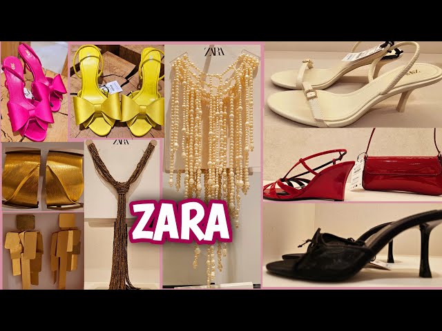 Zara Women's Shoes and Bags Dubai l Zara Jewellery New Collection l August 2024