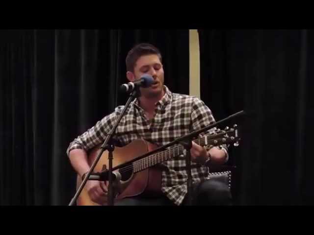 Over 40 minutes of Jensen Ackles singing