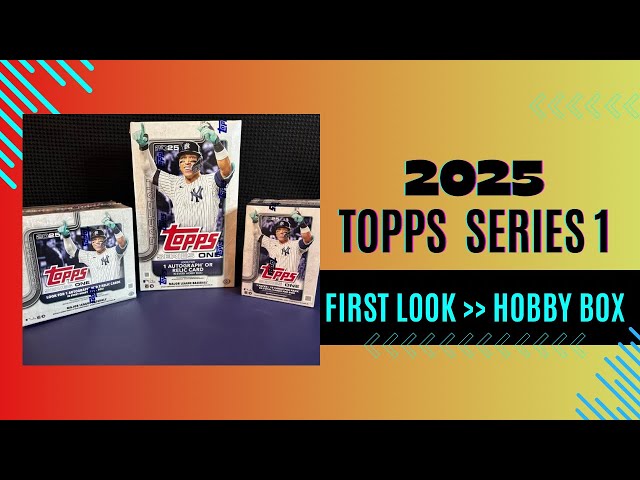 2025 Topps Series 1 Hobby Box Rip + Jumbo Box Hits!!